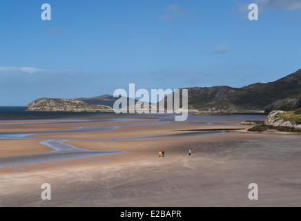 Une vue de la baie de Gruinard peu, Wester Ross, Scotland Banque D'Images