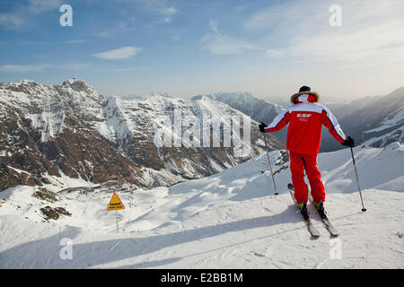 France, Hautes Pyrénées, vallée d'Aure, Piau Engaly, station de ski Banque D'Images