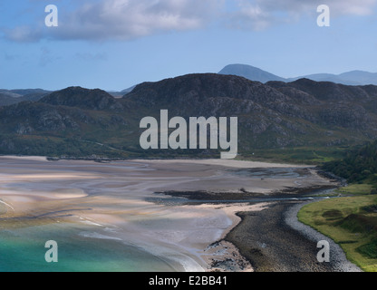 Une vue de la baie de Gruinard peu, Wester Ross, Scotland Banque D'Images