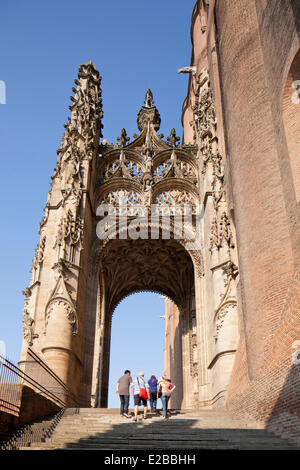 La France, Tarn, Albi, la cité épiscopale, classée au Patrimoine Mondial de l'UNESCO, la cathédrale Sainte-Cécile Banque D'Images