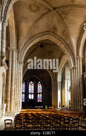 France, Haute Vienne, Saint Yrieix la Perche, à l'intérieur de l'église Banque D'Images