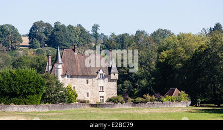 France, dordogne, Périgord Vert, Saint Paul la Roche, le château de Montardy Banque D'Images