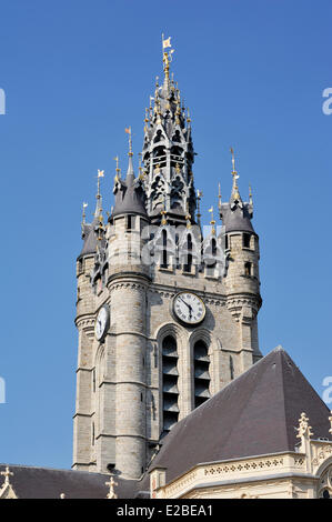 France, Nord, Douai, l'Hôtel de Ville, Beffroi classé au Patrimoine Mondial par l'UNESCO