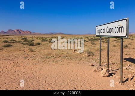 La Namibie, région d'Erongo, Tropique du Capricorne de bord Banque D'Images