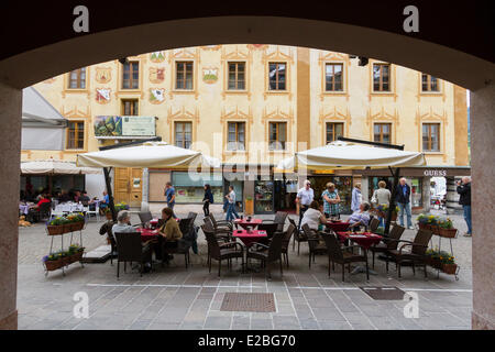 L'Italie, Vénétie, province de Belluno, Dolomites, Cortina d'Ampezzo Banque D'Images