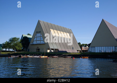 De l'extérieur du Musée Fram, Oslo, Norvège Banque D'Images