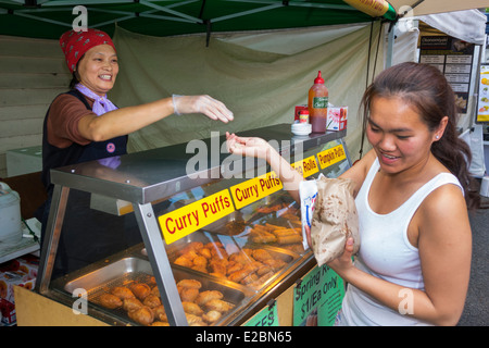 Brisbane Australie,Queensland West End,Davies Park Saturday Market,shopping shopper shoppers magasins marché marchés achats vente,reta Banque D'Images