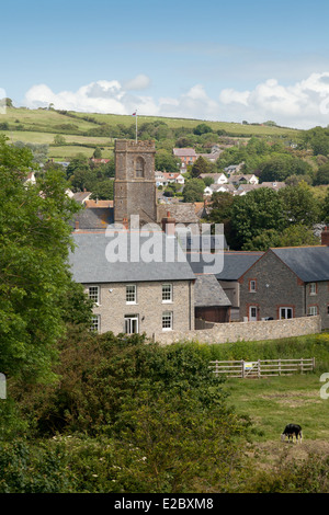 Burton Bradstock village, Dorset England UK Banque D'Images