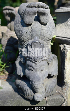 L'INDONÉSIE, Bali, Ubud, Ganesha, le dieu hindou avec une tête d'éléphant Banque D'Images