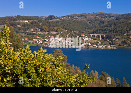 Norte Portugal, Vallée du Douro, région classée au Patrimoine Mondial de l'UNESCO, près de Porto, Douro près de Dias Banque D'Images