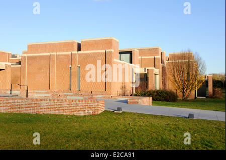 France, Nord, Villeneuve d'Ascq, LAM (Lille Métropole Musée d'Art Moderne, art contemporain et art brut), l'entrée du musée Banque D'Images