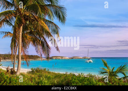 Bahamas, Île Eleuthera, Lighthouse Bay Banque D'Images