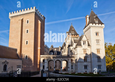 France, Pyrénées Atlantiques, Béarn, Pau, château de Pau, château du 14ème siècle, le roi Henri IV est né Banque D'Images