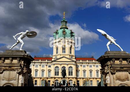 Allemagne, Berlin, Charlottenburg, le château de Charlottenburg château a été la résidence d'été des rois de Prusse Banque D'Images