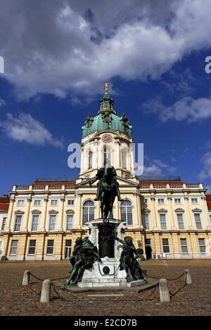 Allemagne, Berlin, Charlottenburg, le château de Charlottenburg château a été la résidence d'été des rois de Prusse Banque D'Images