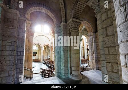 France, Vienne, Poitiers, église Saint Hilaire le Grand Banque D'Images