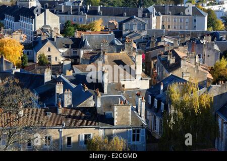 France, Vienne, Poitiers, église Saint Hilaire le Grand Banque D'Images