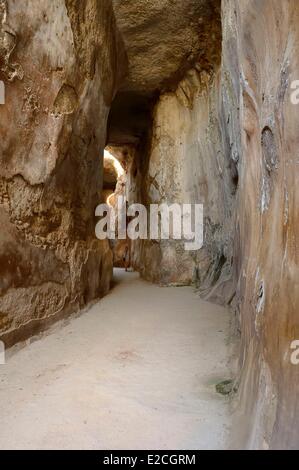 Israël, quartier Nord, la Galilée, Nazareth, Zippori (Tzippori) Parc National, l'ancien réservoir d'eau Banque D'Images