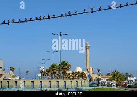 Israël, Tel Aviv, Jaffa, la mosquée Hassan Bek, sur le front de mer Banque D'Images