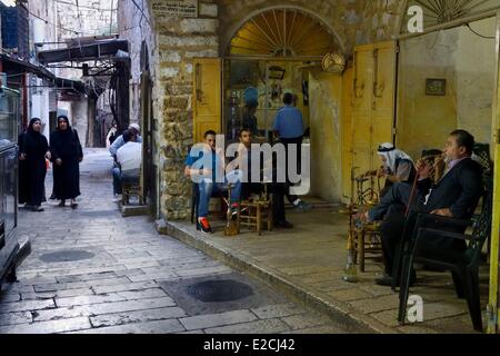 Israël, Jérusalem, ville sainte, de la vieille ville inscrite au Patrimoine Mondial de l'UNESCO Banque D'Images