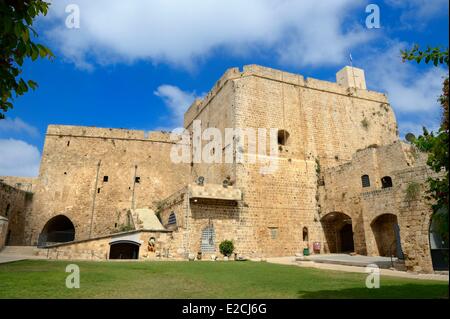 Israël, quartier Nord, la Galilée, Acre (Akko), vieille ville, classée au Patrimoine Mondial de l'UNESCO, la forteresse des Hospitaliers Banque D'Images