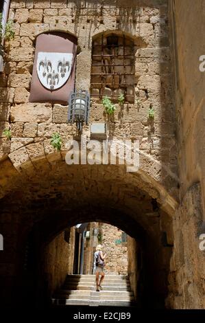 Israël, quartier Nord, la Galilée, Acre (Akko), vieille ville, classée au Patrimoine Mondial de l'UNESCO, la ville ottomane Banque D'Images