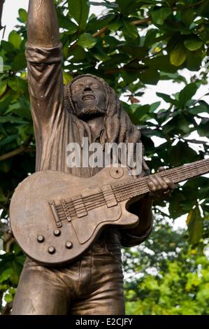 En Jamaïque, Caraïbes, Kingston, la maison de Bob Marley est devenu fondation, le musée et l'enregistrement studio de musique Banque D'Images