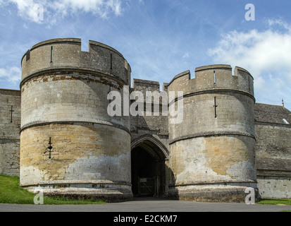 Le château de Rockingham Banque D'Images