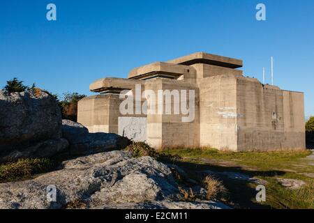 France Loire Atlantique Batz sur Mer le Grand Blockhaus musée de la seconde guerre mondiale Banque D'Images