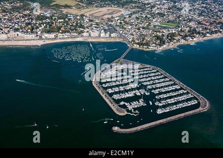 France Loire Atlantique Pornichet la marina (vue aérienne) Banque D'Images