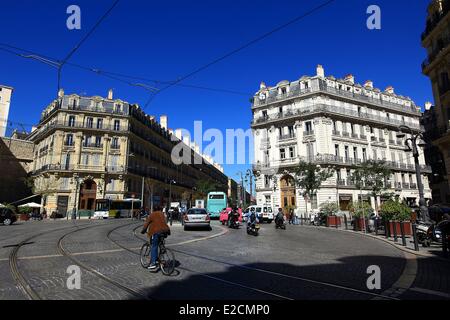 France Bouches du Rhône Marseille capitale européenne de la culture 2013 République quartier Euroméditerranée Zone place Sadi Carnot Banque D'Images