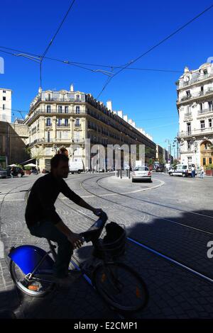 France Bouches du Rhône Marseille capitale européenne de la culture 2013 République quartier Euroméditerranée Zone place Sadi Carnot Banque D'Images