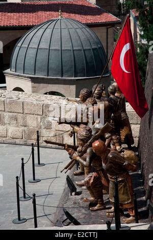 La Turquie est de l'Anatolie du sud le château de Gaziantep Banque D'Images