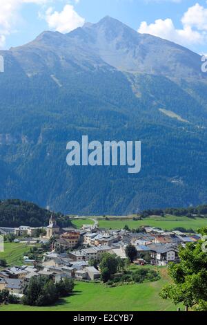 France Savoie Haute Maurienne valley le village d'Aussois Banque D'Images