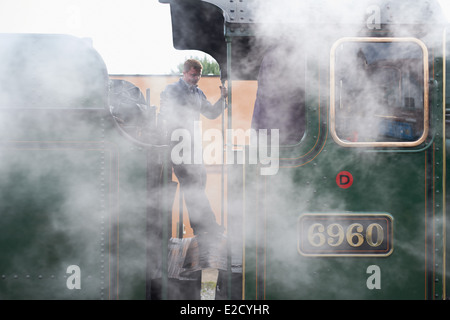 Moteur à vapeur et pilote plaque résistante Banque D'Images