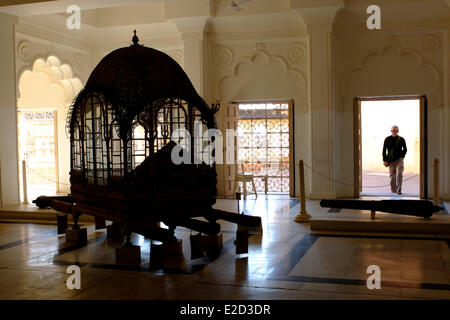 Inde Rajasthan Jodhpur Mehrangarh Fort fondée en 1459 par Rao Jodha (1438-1488) de la dynastie Rathore Banque D'Images