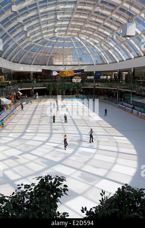 Canada Alberta Edmonton West Edmonton Mall, le plus grand centre commercial du Canada patinoire du palais de glace Banque D'Images