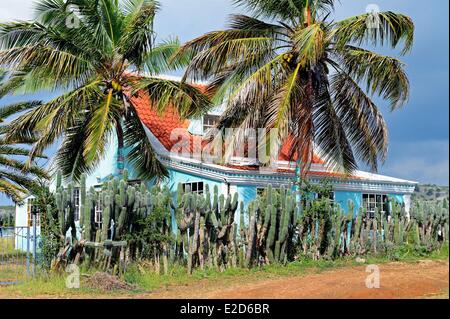 Antilles néerlandaises Bonaire Island maison coloniale Kralendick Banque D'Images