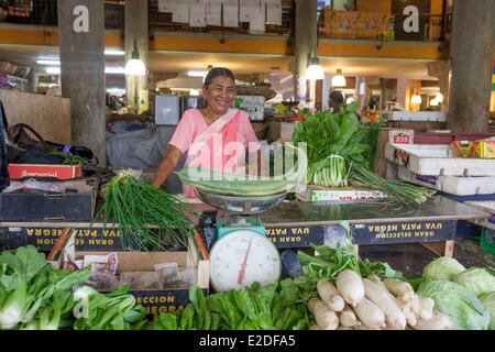 L'Ile Maurice, Port Louis, Port Louis, le marché central Banque D'Images