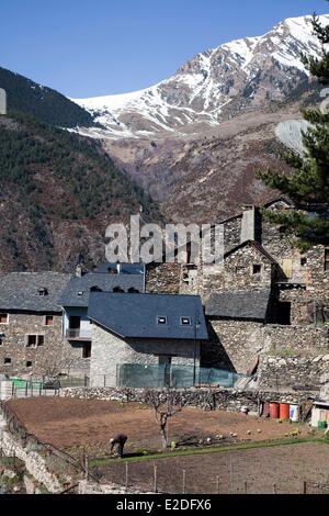 Espagne Catalogne Boi valley inscrite au Patrimoine Mondial de l'UNESCO Ce village Banque D'Images