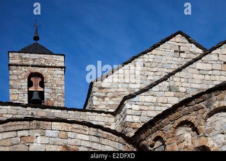 Espagne Catalogne Boi valley inscrite au Patrimoine Mondial de l'UNESCO Ce village de Sant Feliu de Barruera eglise Romaine XIe siècle Banque D'Images