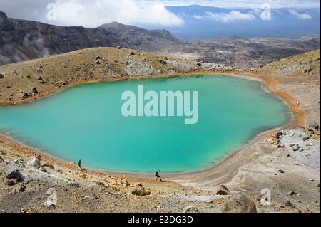 L'Île du Nord de Nouvelle-Zélande Parc National de Tongariro est le premier parc national en Nouvelle-Zélande et le quatrième à émerger dans le monde Banque D'Images