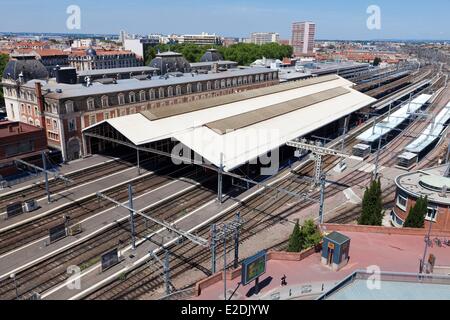 France, Haute Garonne, Toulouse, la gare Matabiau Bonnefoy Marengo (district) Banque D'Images