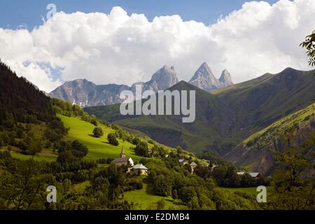 France Savoie Maurienne Arvan Valley région Montrond Aiguilles d'Arves Banque D'Images