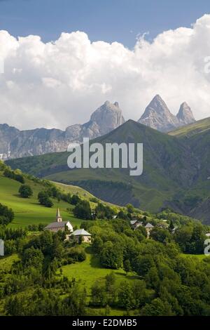 France Savoie Maurienne Arvan Valley région Montrond Aiguilles d'Arves Banque D'Images