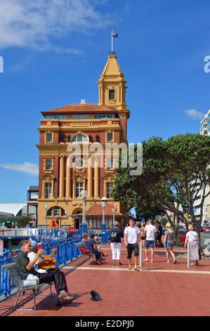 Nouvelle Zélande Île du Nord Auckland Central Business District (CBD) ou le style baroque édouardien Ferry Building construit en 1912 Banque D'Images