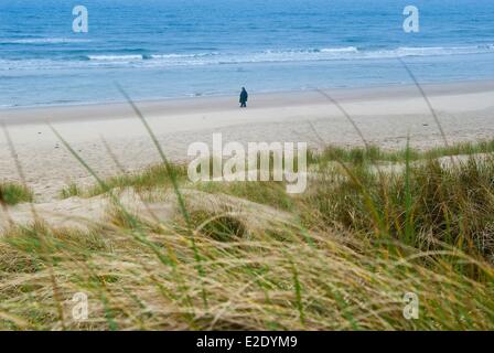 L'Irlande Wexford Comté de Leinster Curracloe beach (lieu d'Omaha Beach, il faut sauver le soldat Ryan's movie) Banque D'Images