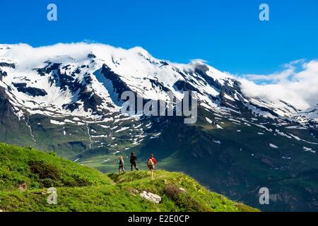 Italie Val d'Aoste Valpelline Valley Nordic Walking Banque D'Images