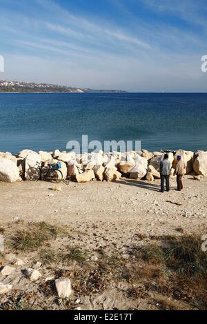 Région de la mer Noire en Bulgarie Varna le long de la côte près de centre ville Banque D'Images