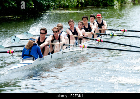 Cambridge peut les bosses, un Pembroke College men's 8 Banque D'Images